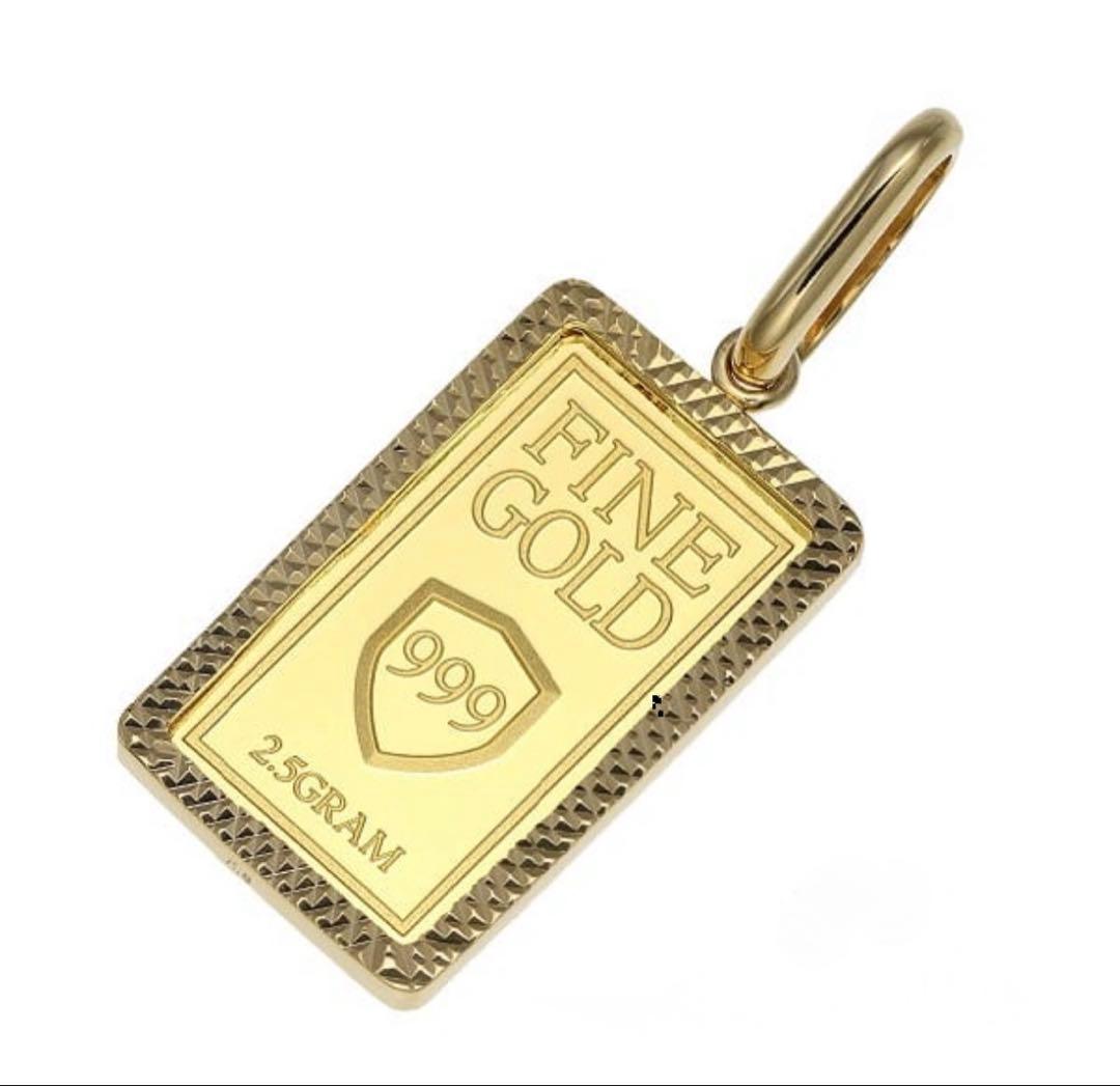 K24インゴットペンダント