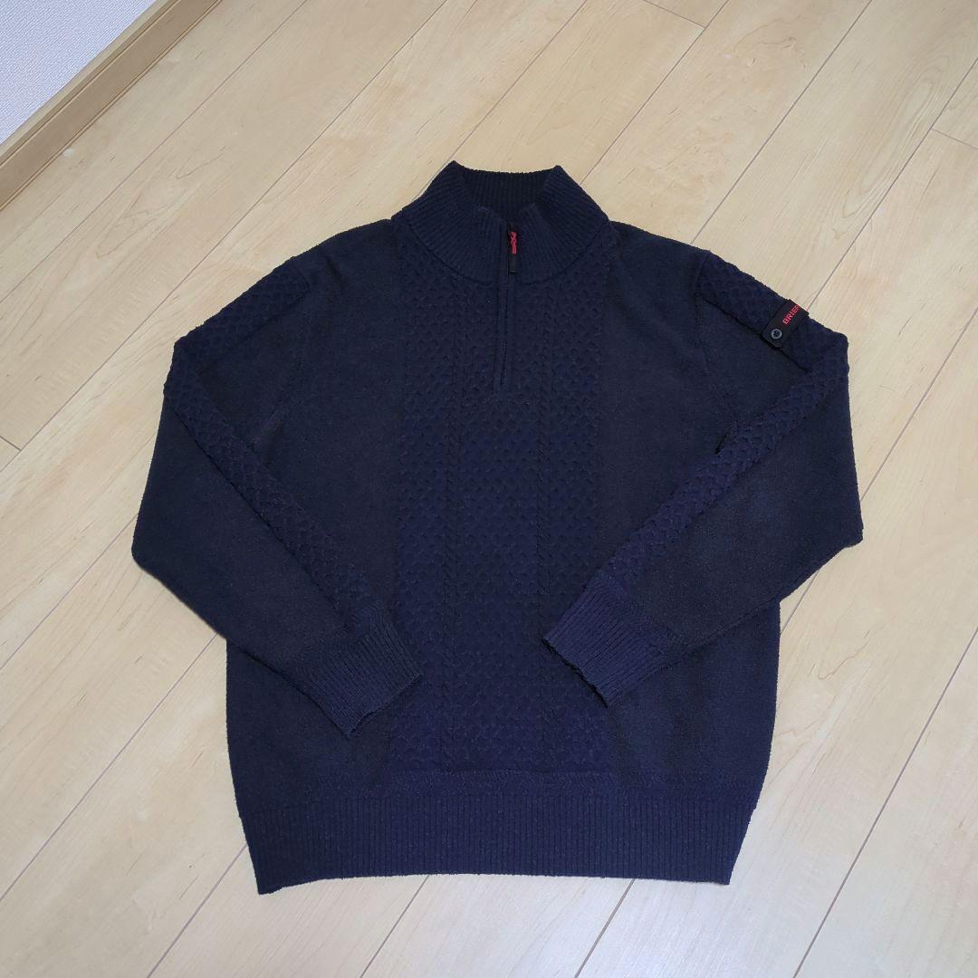 ★美品★BRIEFING ブリーフィング　ハーフジップ ニット　セーター