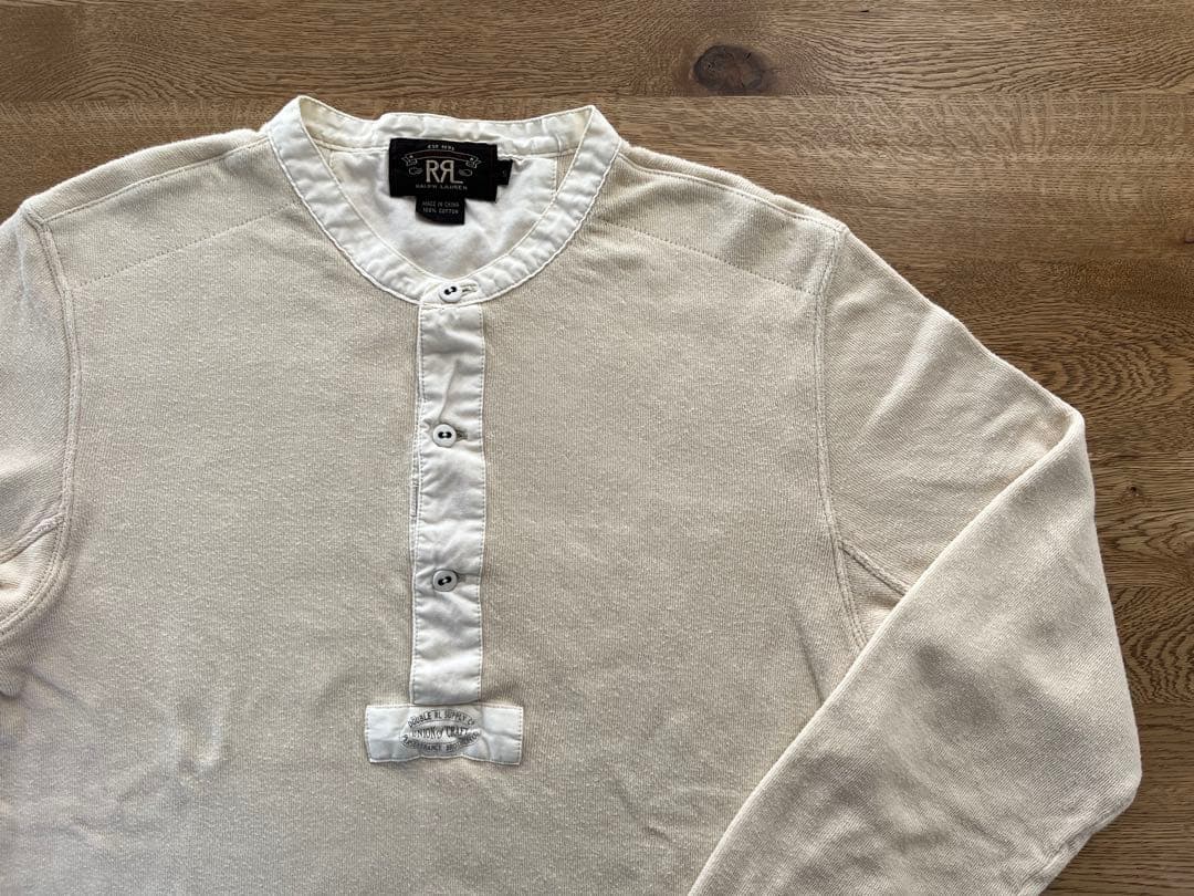 RRL ヘンリーネック カットソー ダブルアールエル 長袖シャツ ロンT