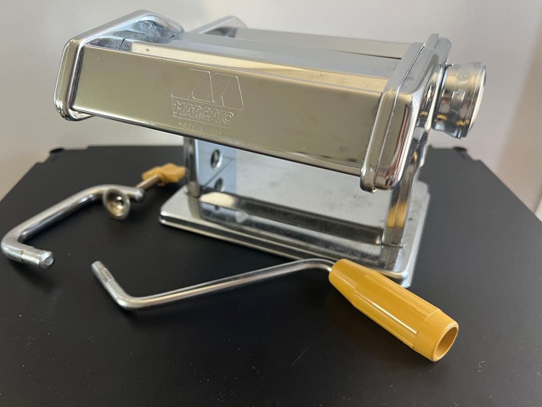 パスタマシン ステンレス製 クランプ付き