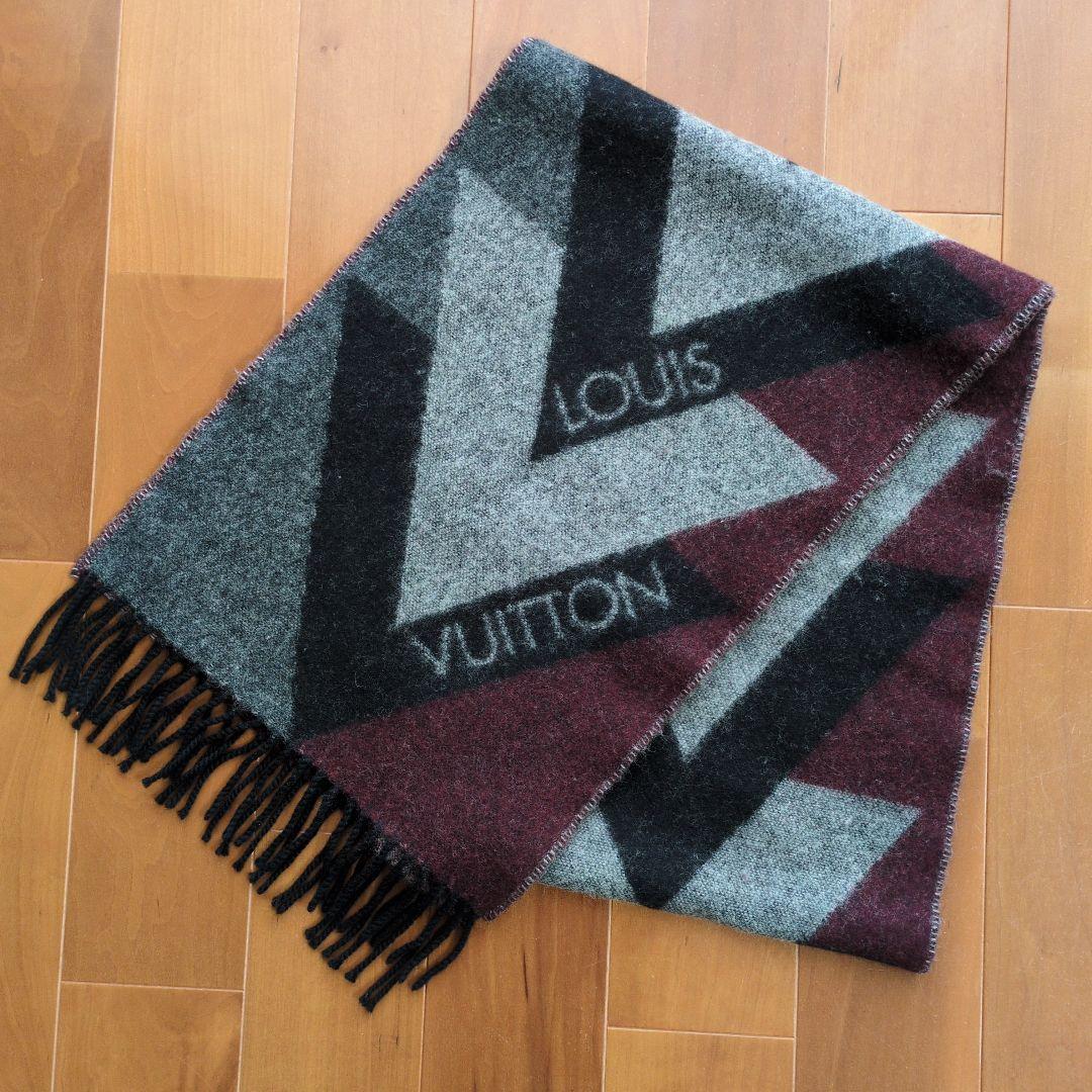 ルイヴィトン エシャルプ アンフィニットV カシミヤ混 マフラー