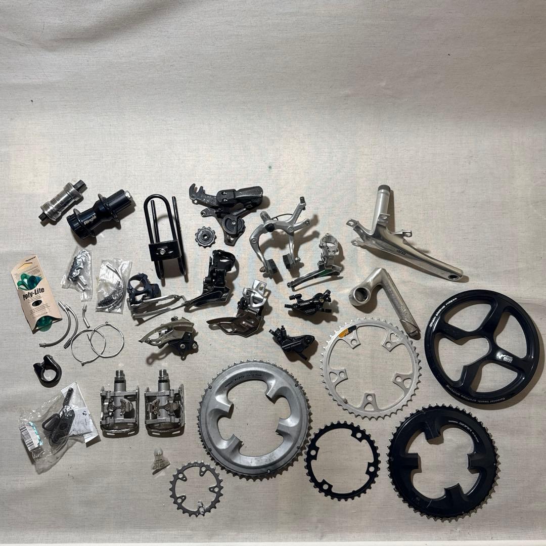 SHIMANOメイン 自転車 カスタムパーツ 約30個セット ロードバイク