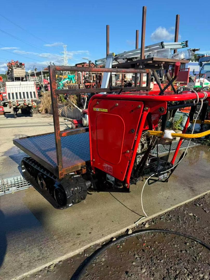 【福岡県みやま市】中古 動作OK　セル付き　ヤンマー クローラー 運搬車