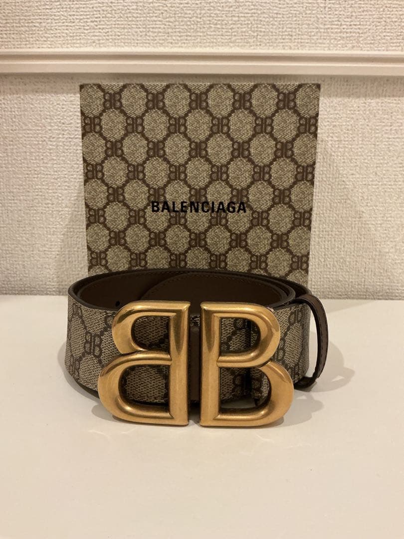 ぽ*ま様 グッチ　バレンシアガ　コラボ　ベルト