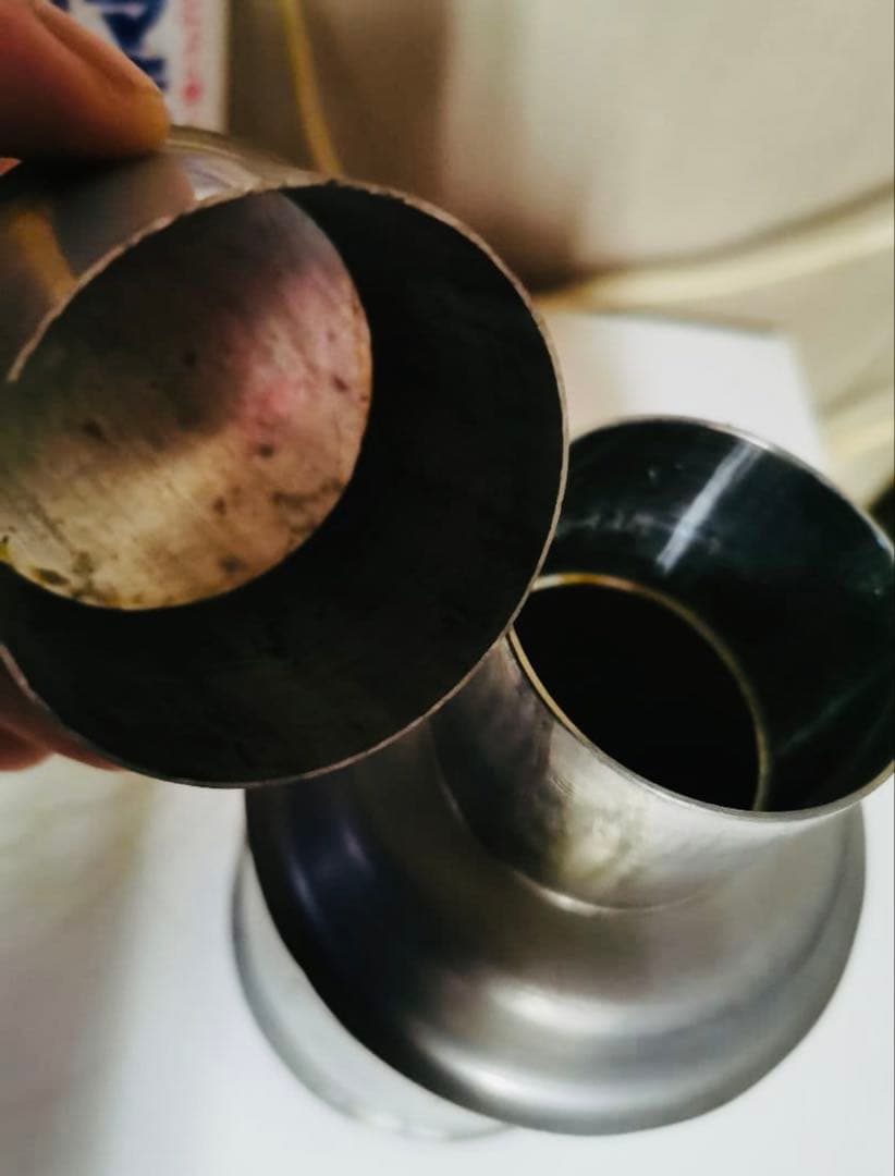 錫製 茶筒　茶入れ　煎茶道具 古錫