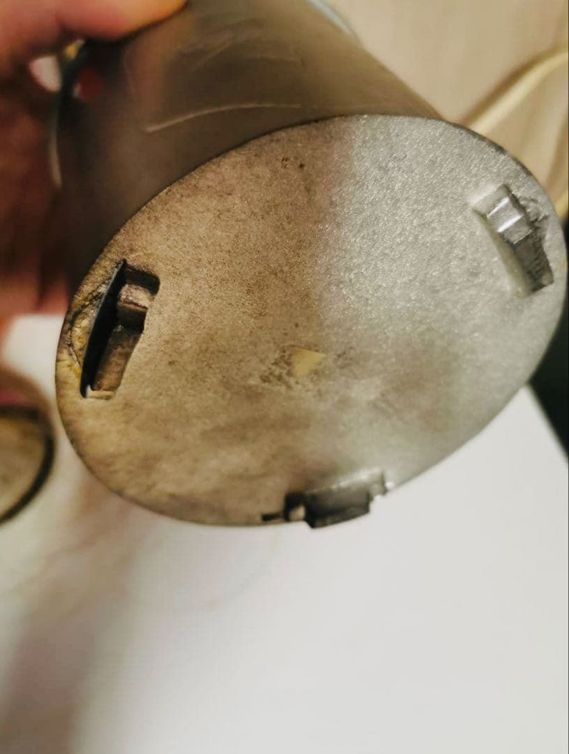 錫製 茶筒　茶入れ　煎茶道具 古錫