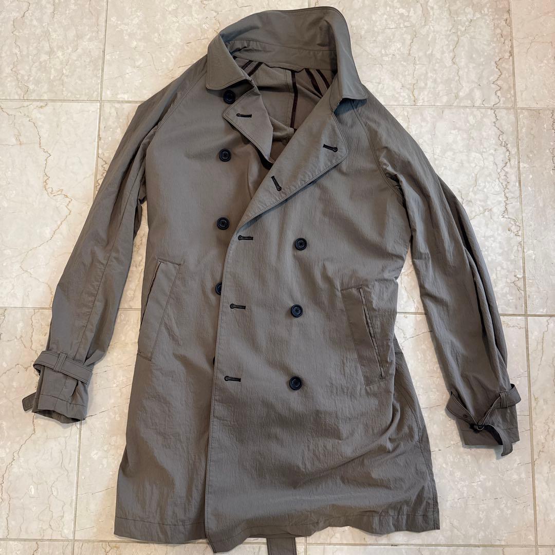 AOURE グレー トレンチコート