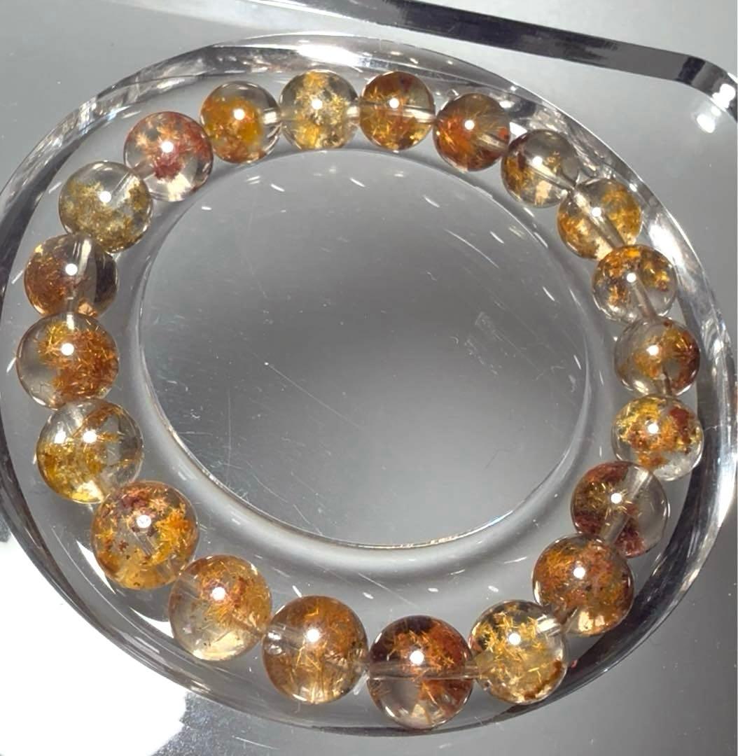 【値下げ不可】フラワールチルクォーツ　ガーデンクォーツ　ブレスレット　天然石