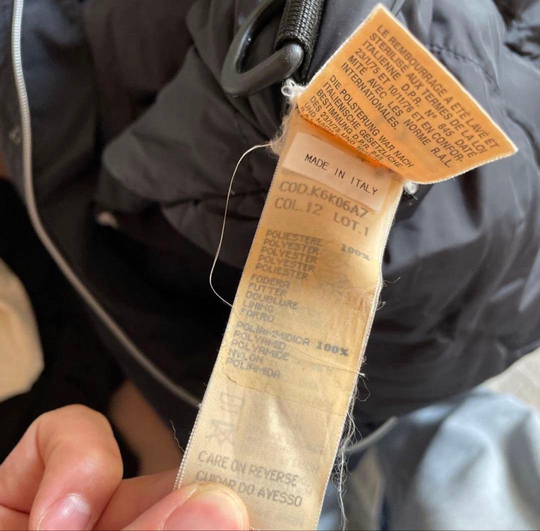 90s Armani Jeans イタリア製　中綿ジャケット　ダークネイビー