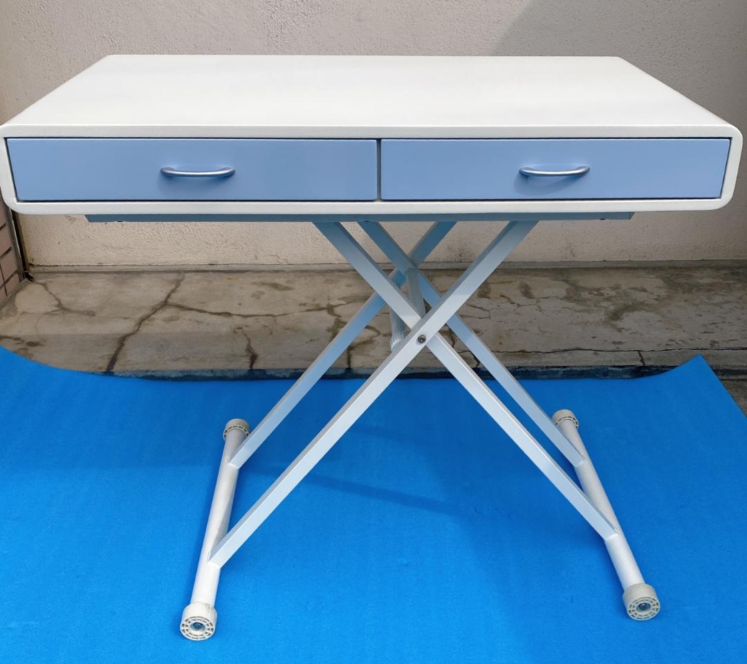 引き出し付き 昇降式 テーブル 幅90㎝ 作業テーブル