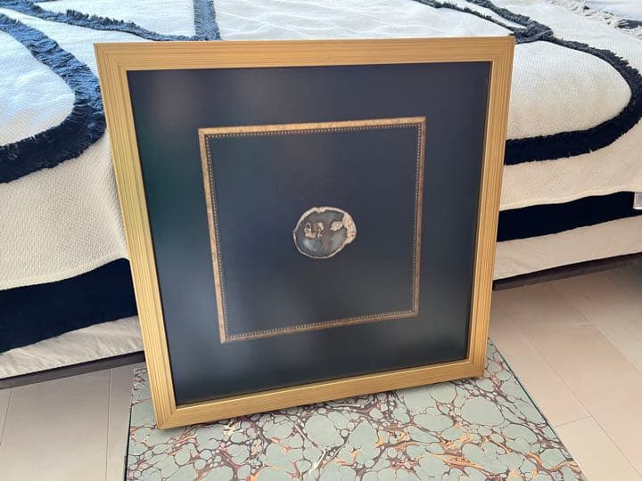 【壁掛けOK！】ストーンオブジェ/モダンインテリア