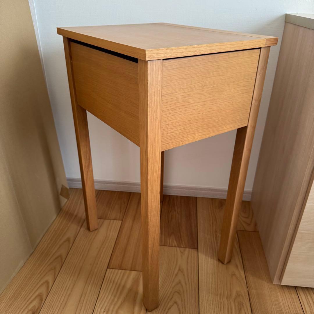 無印良品 コンパクトドレッサー 木製 オーク材 完成品 本体のみ