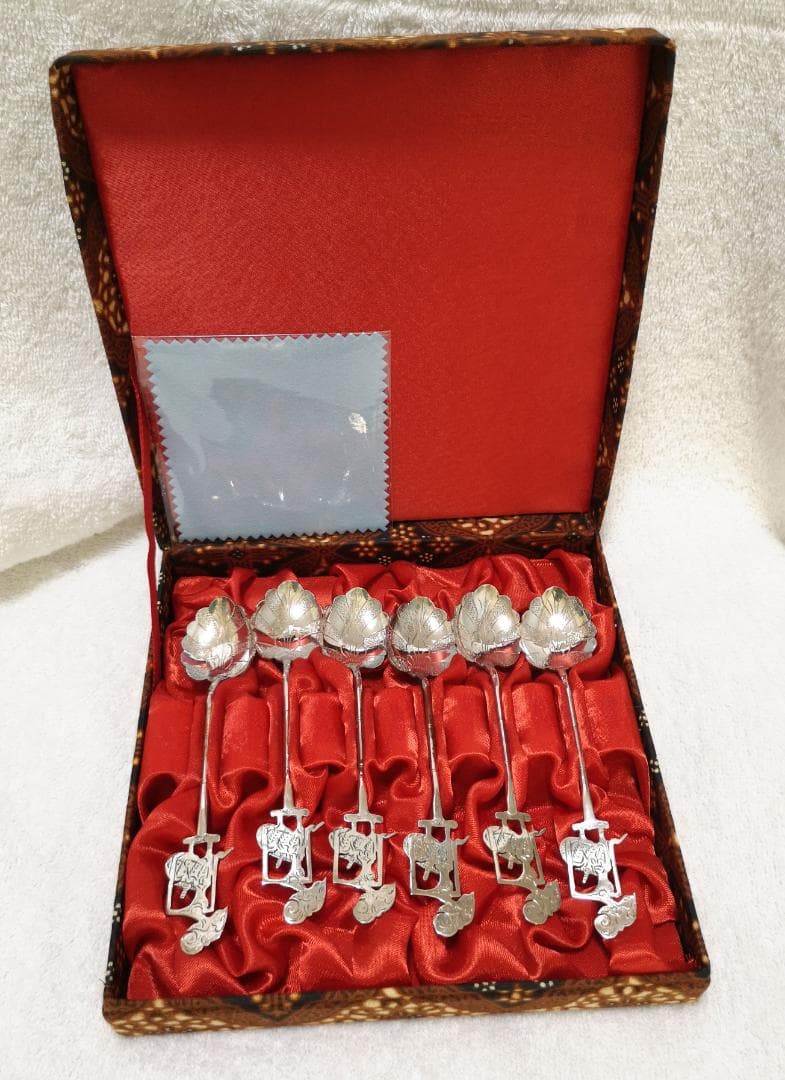 は*や様 シルバー800 銀製スプーンセット 6本