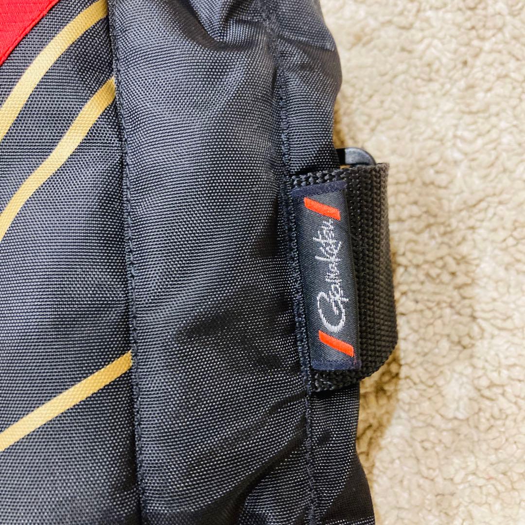 がまかつ　フローティングベスト　GM-2180 黒×赤×金　Lサイズ