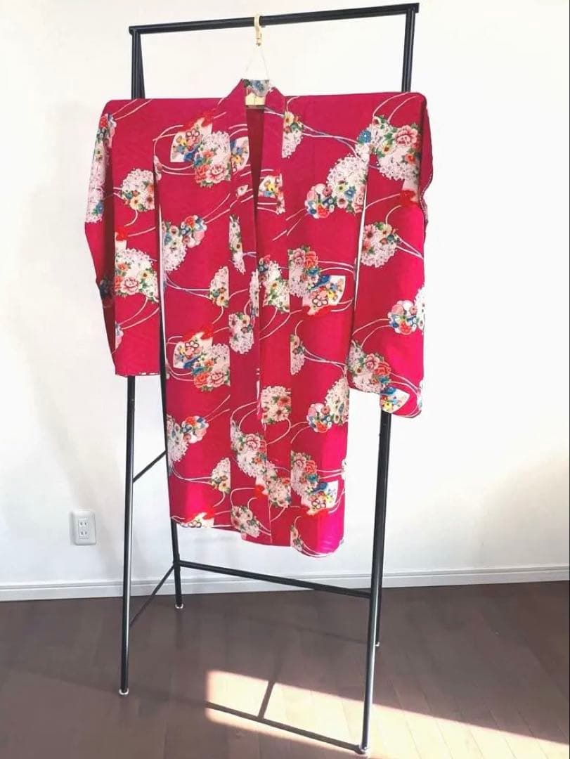 子供着物　四つ身　アンティーク