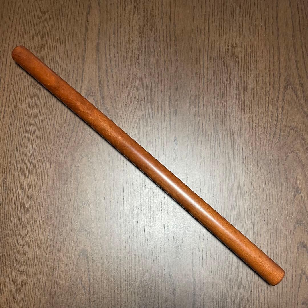 銘木 めん棒 (約)75cm(φ34mm)木製めん棒 蕎麦打ち オーダーメイド