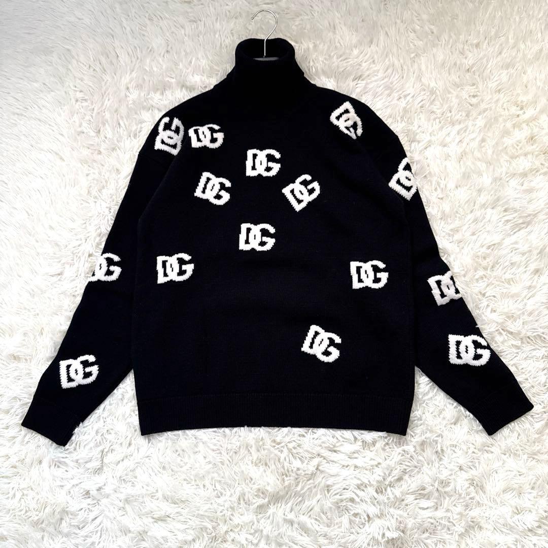 【極美品】DOLCE & GABBANA ニット　セーター　DCロゴ38