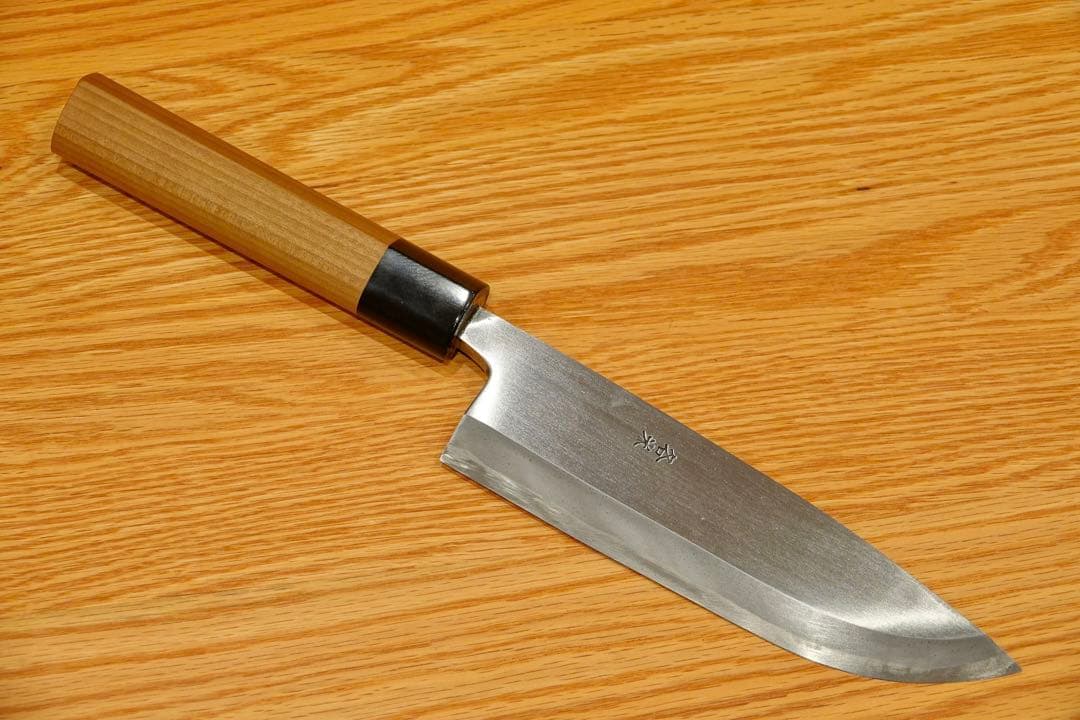 各米 剣鉈 出刃包丁 185mm 片刃右