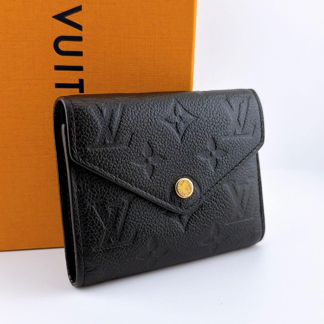 【極美品】ルイヴィトン モノグラム アンプラント ヴィクトリーヌ 三つ折り財布