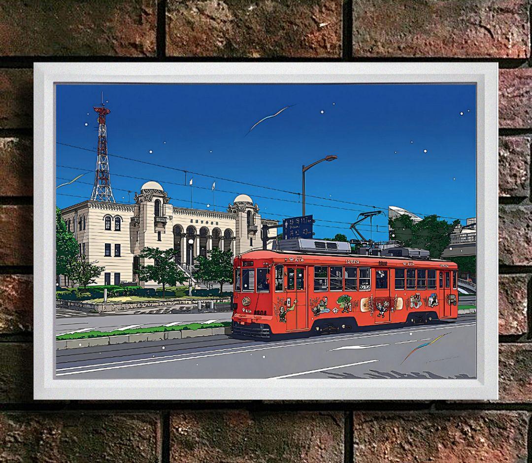 鈴木英人・豊橋・終わりなき日々【A4サイズ写真ポスターフレーム付き全４点セット】