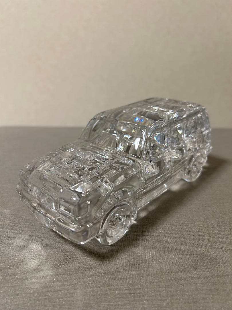 トヨタ ランドクルーザー クリスタルガラス 置物 インテリア