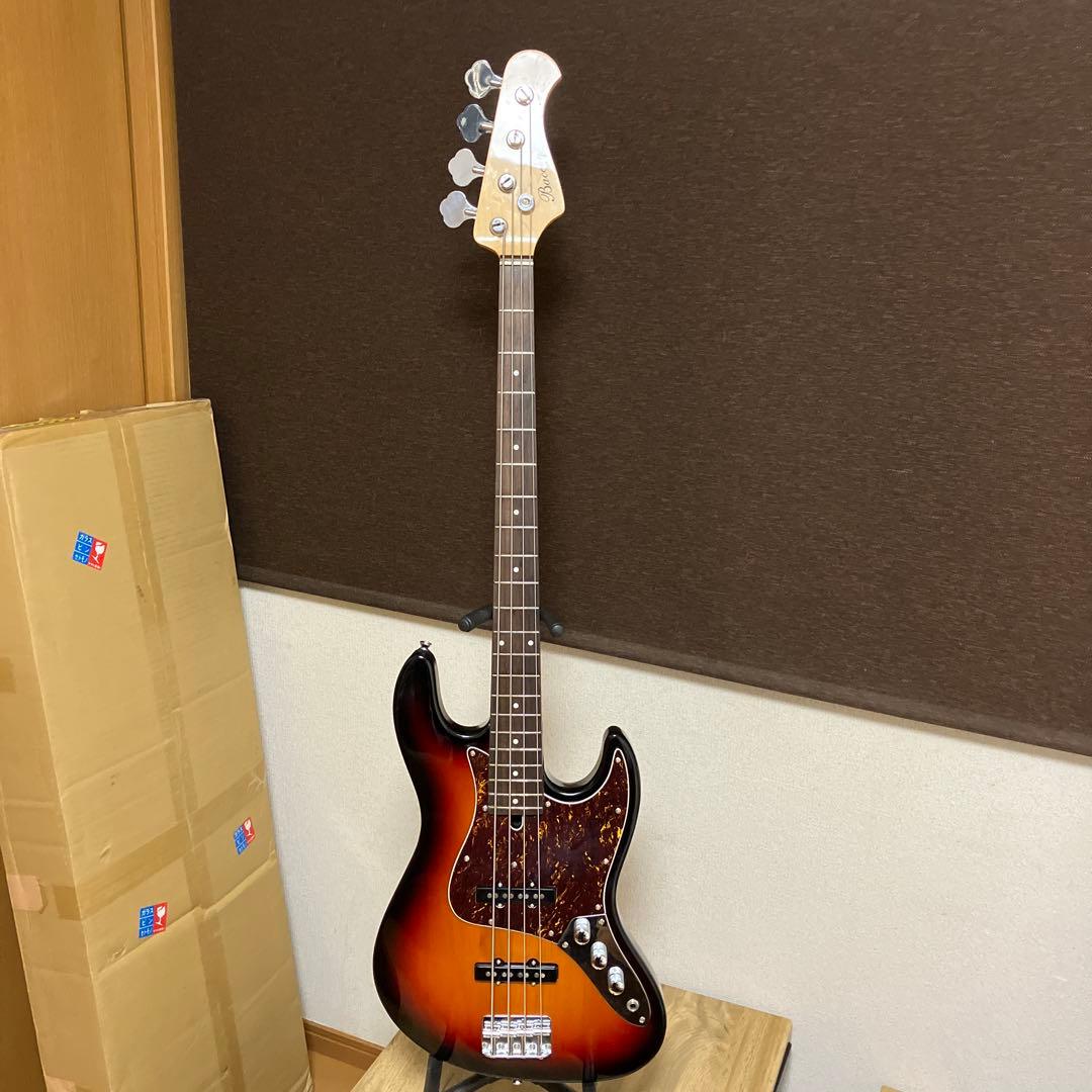 バッカス Bacchus グローバル 改ジャズベ　ダンカン搭載　激鳴　超美中古品