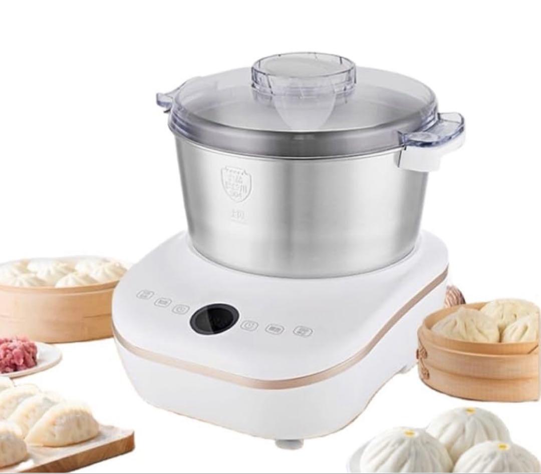 電動 パンこね機 パン焼き器 生地こね・発酵 ステンレスポット5L 110V