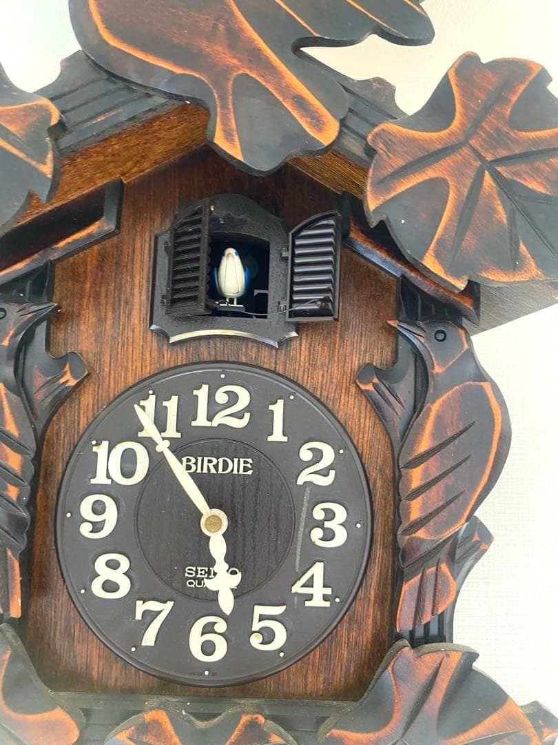 SEIKO BIRDIE 鳩時計 ダークブラウン