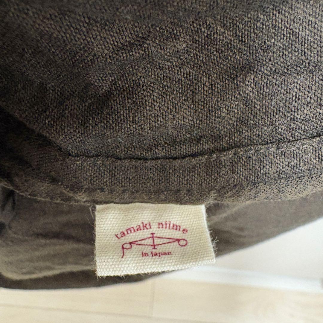 タマキニイメ ストンT プルオーバー 綿 焦茶色　ブラウン　トップス　中古美品