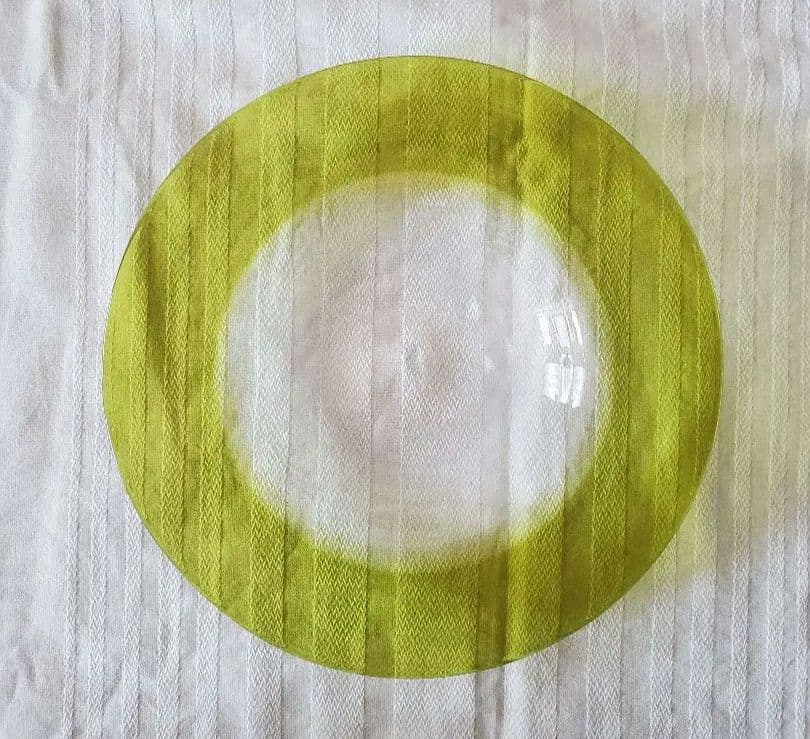 黒川登紀子さん ガラス皿