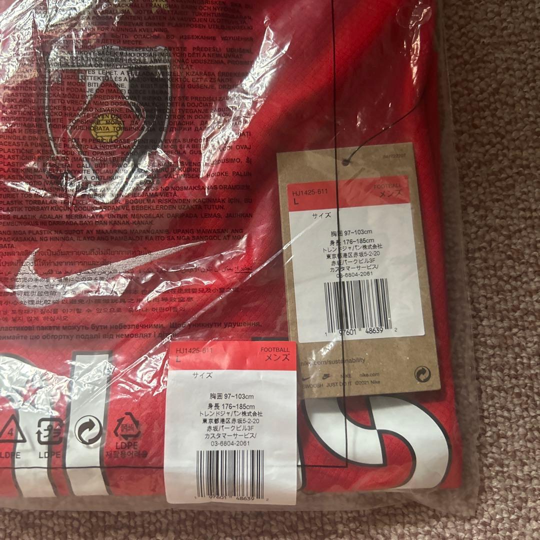 浦和レッズ　ユニフォーム　Lサイズ　2025