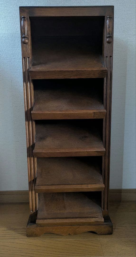 スリッパラック　アンティーク　木製　オーク材