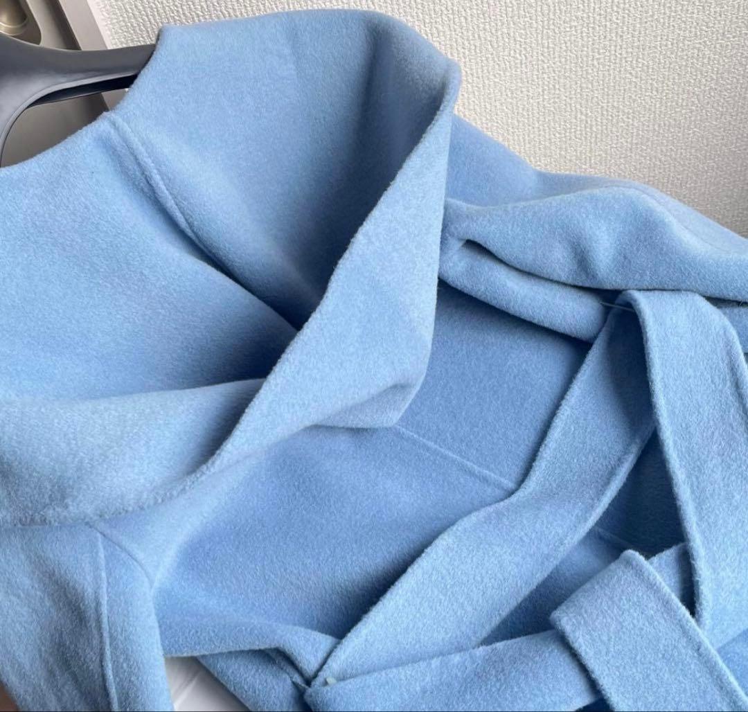 クチートアマーノ ロゴプレートフーデットコート マックスマーラM