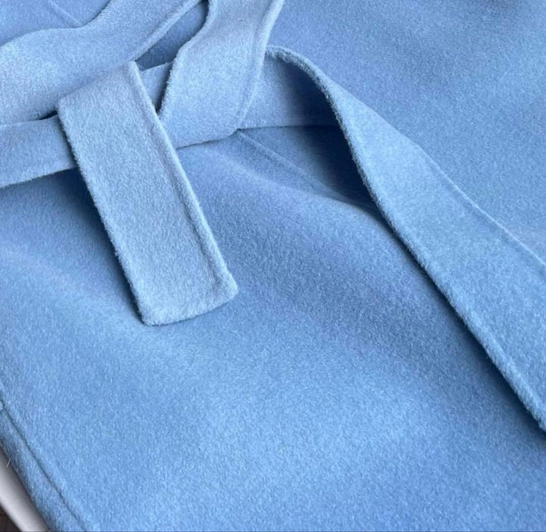 クチートアマーノ ロゴプレートフーデットコート マックスマーラM