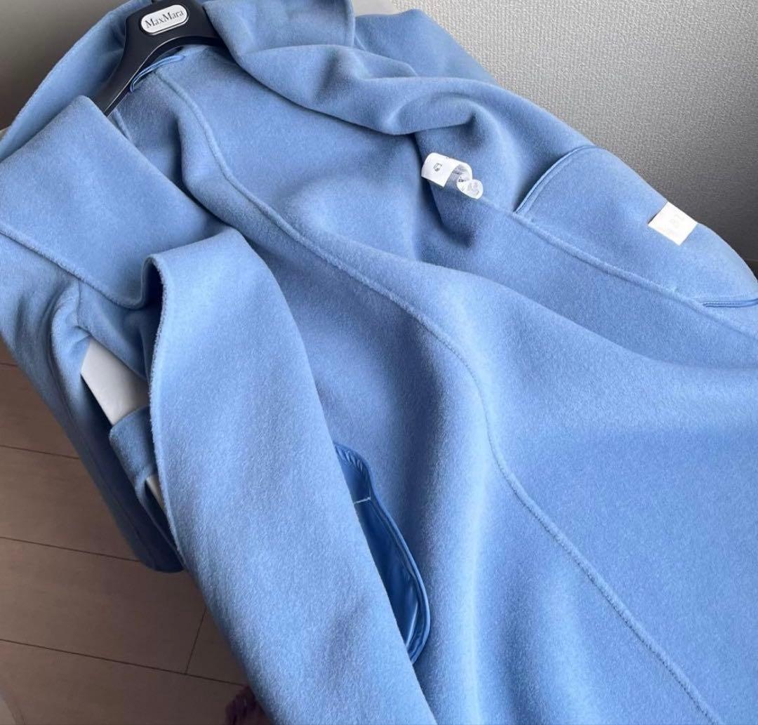 クチートアマーノ ロゴプレートフーデットコート マックスマーラM