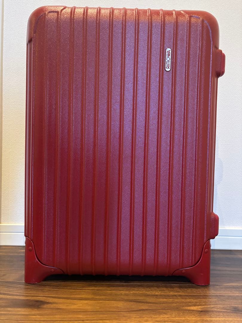 リモワRIMOWAレッド33L 2輪キャリーTSAロック付き スーツケース