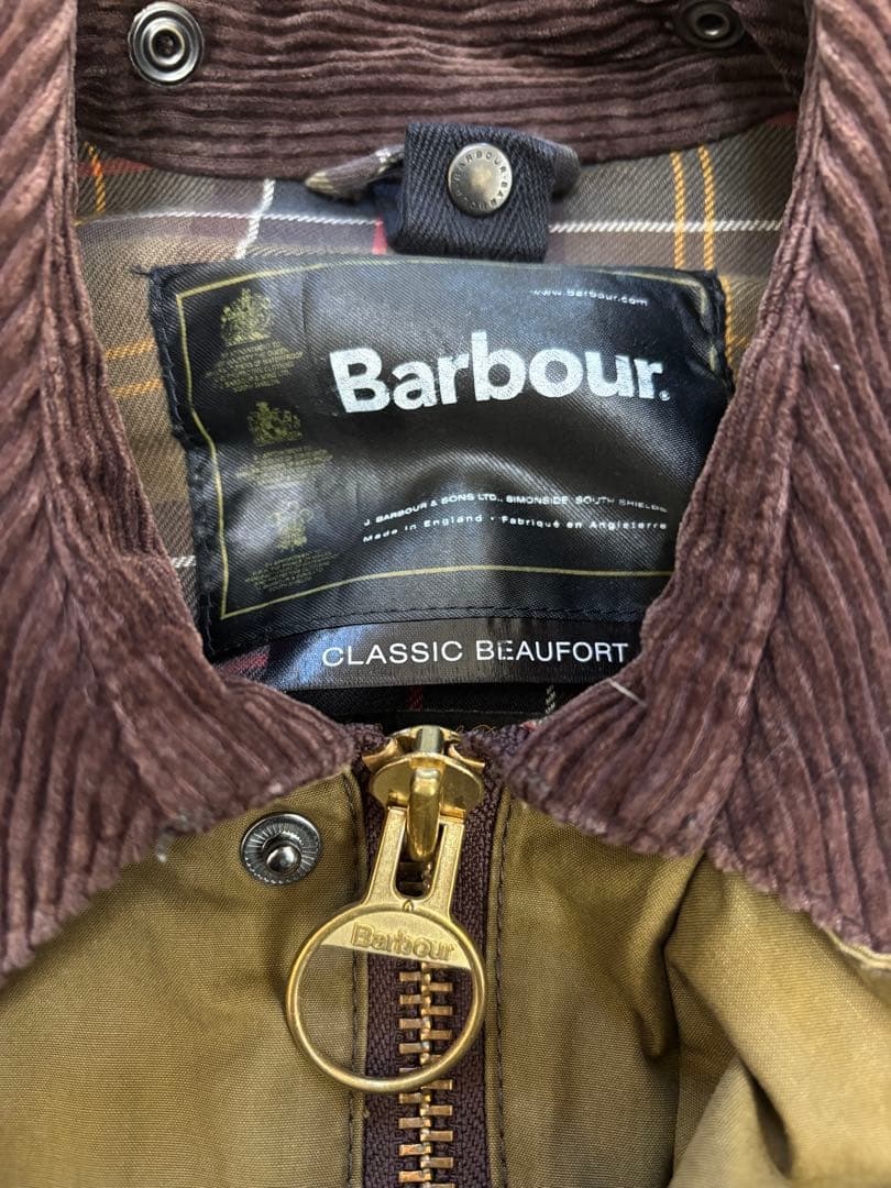 オイル完抜き BARBOUR BEAUFORT size:40 英国製
