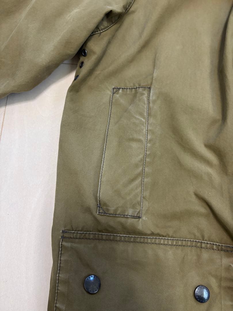 オイル完抜き BARBOUR BEAUFORT size:40 英国製