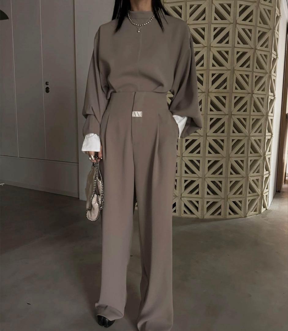 【AMERI】セット販売　CLASSY CUFF SET TOP & PANTS