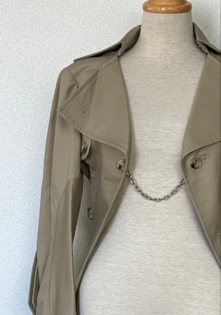 ジュンヤワタナベコムデギャルソン トレンチコート チェーン付き