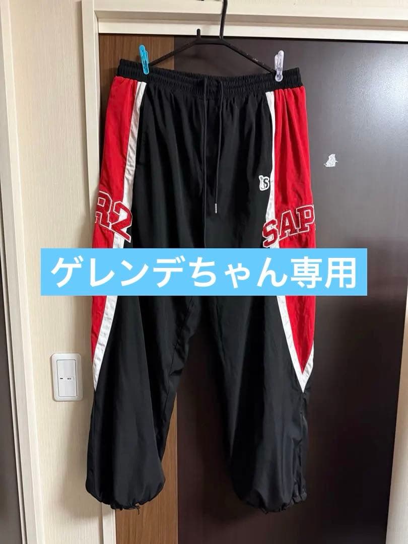 ☆大人気☆ FR2 × SAPEur ナイロンパンツ バスケジャージ カスタム