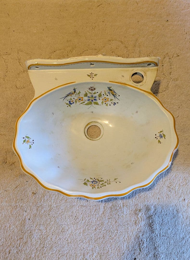 ヴィンテージフランス製モーリスエルボー洗面ボール