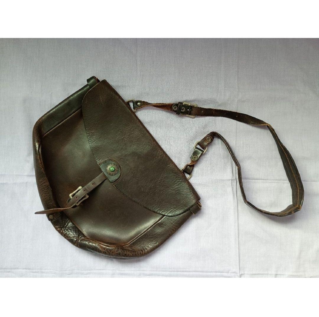 RRL（ダブルアールエル）　レザー製メールバッグ