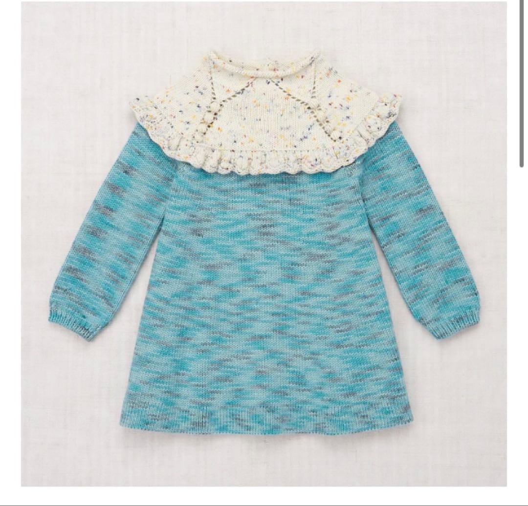 ワンピース misha&puff ruffle tunic lake 6y