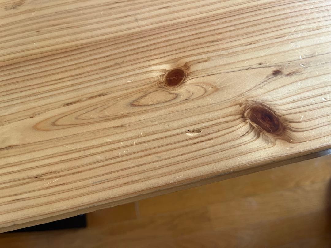 KANADEMONO PCデスク ダイニング 無垢 杉 アイアン150×70