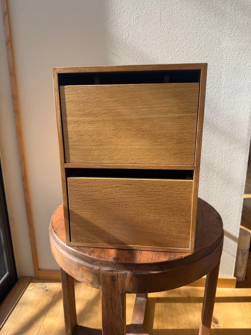 無印良品　引出し2段　廃盤品