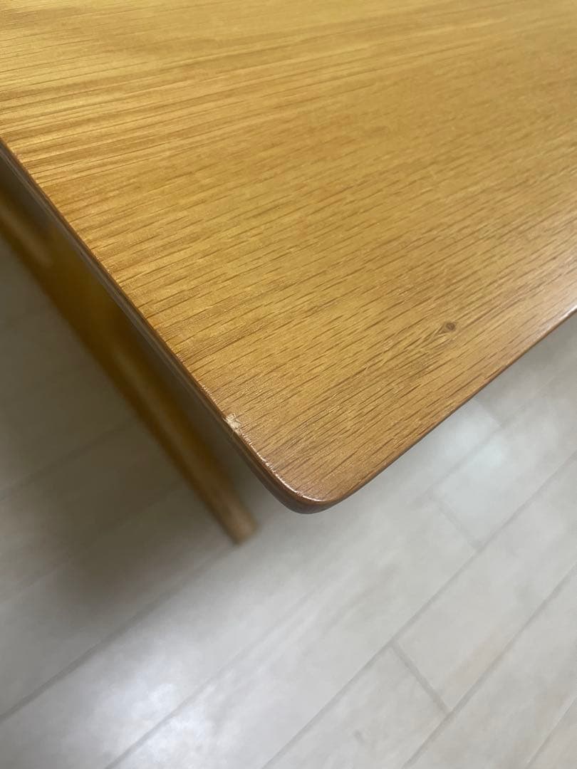 シ*フ様 無印良品　リビングでもダイニングでもつかえるテーブル・４・オーク材