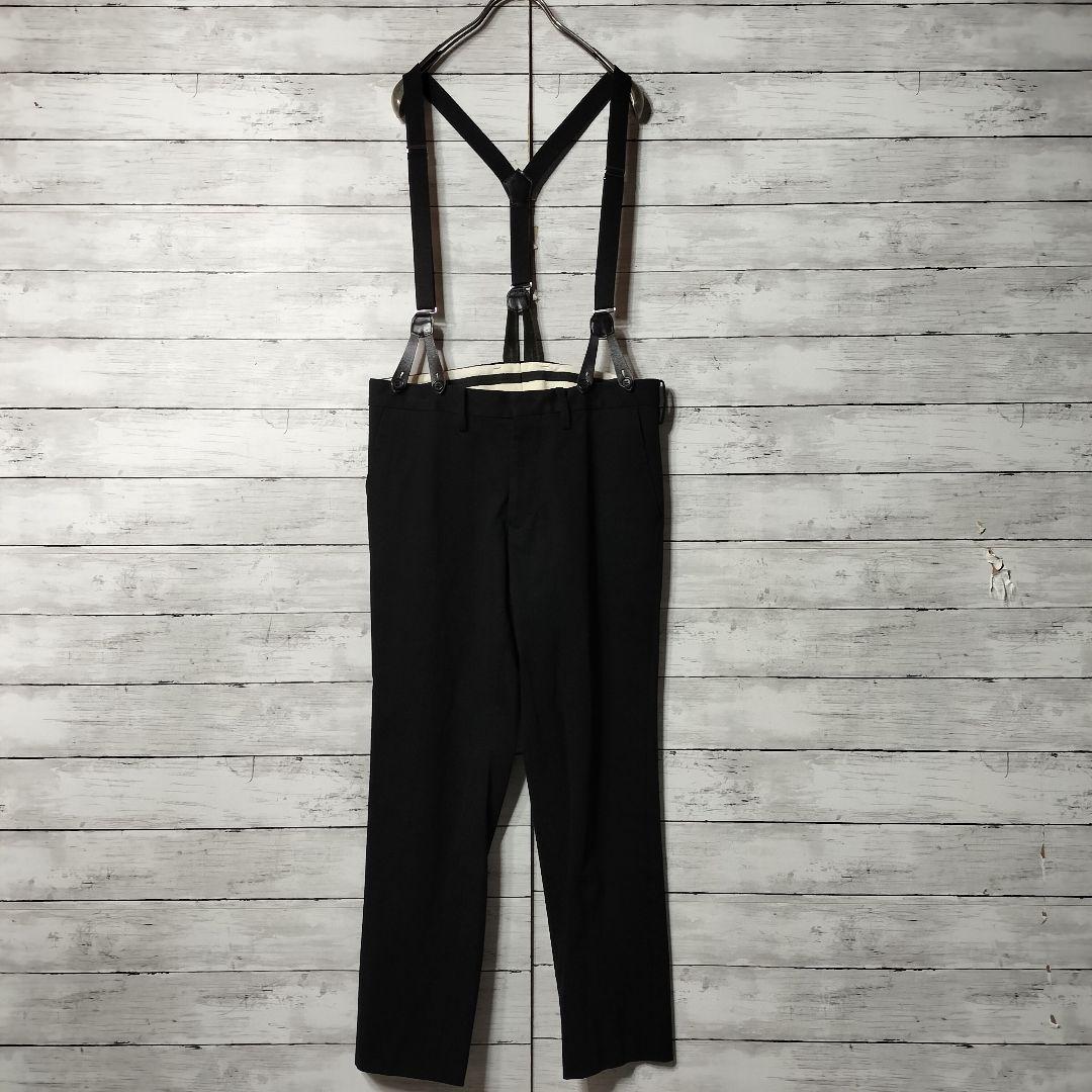 ワイズ Y's ヨウジヤマモト サロペット 吊りパンツ スラックス コットン 黒