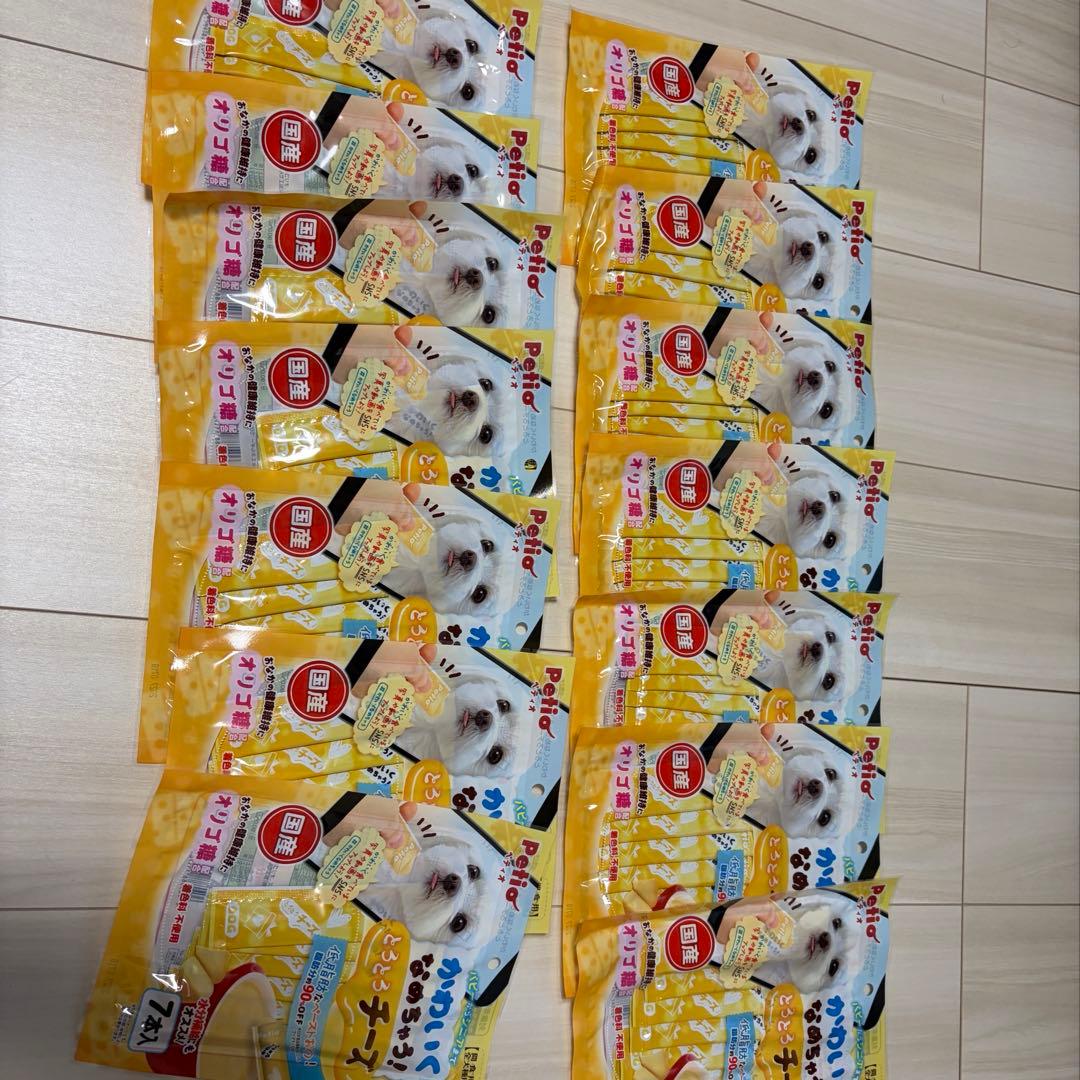 【販売終了】ペティオ とろとろチーズ 7本入×14袋 犬用おやつ