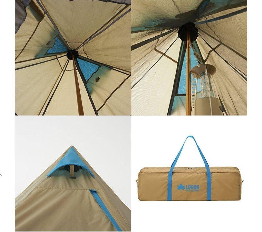 LOGOS ナバホTepee 300 ワンポールテント ペグハンマー付